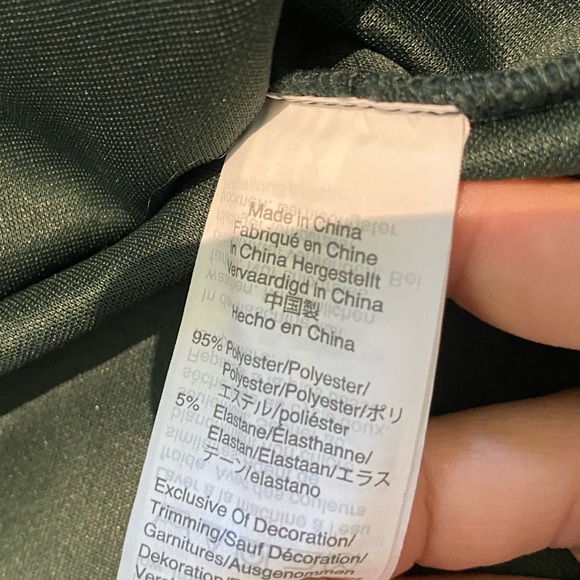 Madewell texture & thread crepe wrap top green small NWT - Picture 6 of 6